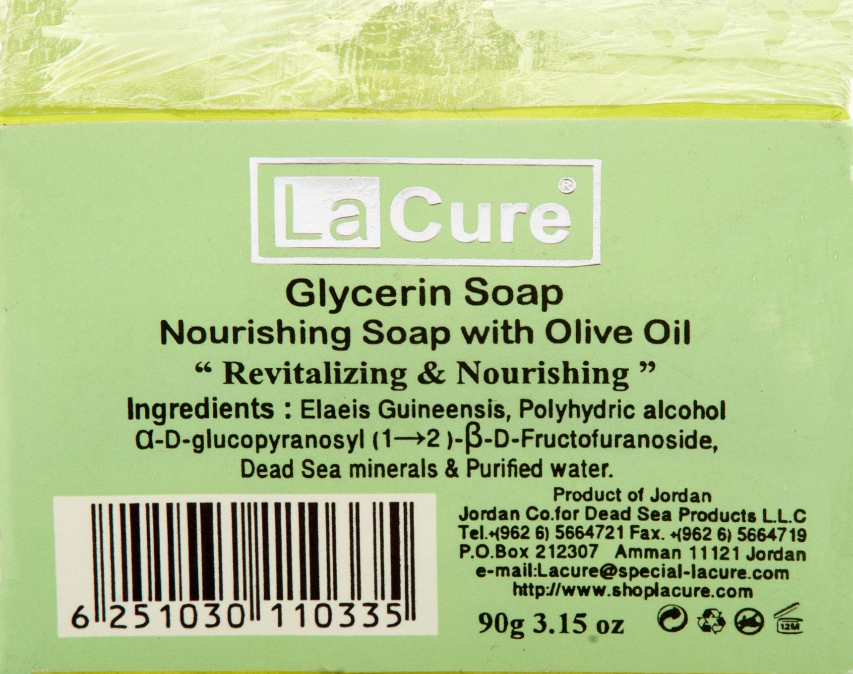 Savon à la glycérine; Savon Nourrissant à l'Huile d'Olive "Revitalisant & Nourrissant"